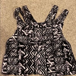 Patterned crop top
